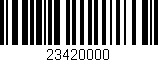 Código de barras (EAN, GTIN, SKU, ISBN): '23420000'