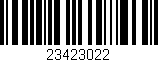 Código de barras (EAN, GTIN, SKU, ISBN): '23423022'