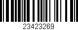 Código de barras (EAN, GTIN, SKU, ISBN): '23423269'