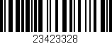 Código de barras (EAN, GTIN, SKU, ISBN): '23423328'