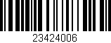 Código de barras (EAN, GTIN, SKU, ISBN): '23424006'