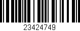 Código de barras (EAN, GTIN, SKU, ISBN): '23424749'