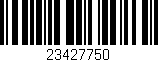 Código de barras (EAN, GTIN, SKU, ISBN): '23427750'