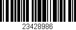 Código de barras (EAN, GTIN, SKU, ISBN): '23428986'