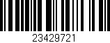 Código de barras (EAN, GTIN, SKU, ISBN): '23429721'