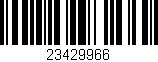 Código de barras (EAN, GTIN, SKU, ISBN): '23429966'