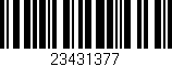 Código de barras (EAN, GTIN, SKU, ISBN): '23431377'