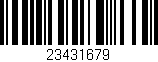 Código de barras (EAN, GTIN, SKU, ISBN): '23431679'