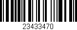 Código de barras (EAN, GTIN, SKU, ISBN): '23433470'