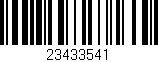 Código de barras (EAN, GTIN, SKU, ISBN): '23433541'