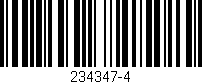 Código de barras (EAN, GTIN, SKU, ISBN): '234347-4'