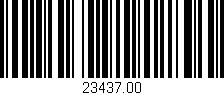 Código de barras (EAN, GTIN, SKU, ISBN): '23437.00'