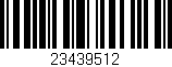 Código de barras (EAN, GTIN, SKU, ISBN): '23439512'