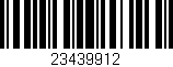 Código de barras (EAN, GTIN, SKU, ISBN): '23439912'