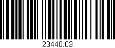 Código de barras (EAN, GTIN, SKU, ISBN): '23440.03'