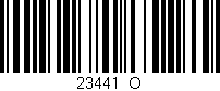Código de barras (EAN, GTIN, SKU, ISBN): '23441_O'