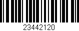 Código de barras (EAN, GTIN, SKU, ISBN): '23442120'
