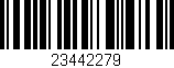 Código de barras (EAN, GTIN, SKU, ISBN): '23442279'
