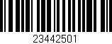 Código de barras (EAN, GTIN, SKU, ISBN): '23442501'