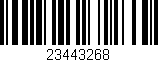 Código de barras (EAN, GTIN, SKU, ISBN): '23443268'