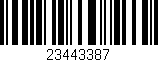 Código de barras (EAN, GTIN, SKU, ISBN): '23443387'
