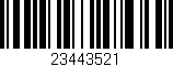Código de barras (EAN, GTIN, SKU, ISBN): '23443521'