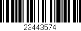 Código de barras (EAN, GTIN, SKU, ISBN): '23443574'