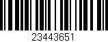 Código de barras (EAN, GTIN, SKU, ISBN): '23443651'