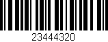 Código de barras (EAN, GTIN, SKU, ISBN): '23444320'
