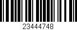 Código de barras (EAN, GTIN, SKU, ISBN): '23444748'