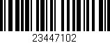 Código de barras (EAN, GTIN, SKU, ISBN): '23447102'