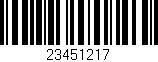 Código de barras (EAN, GTIN, SKU, ISBN): '23451217'