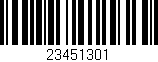 Código de barras (EAN, GTIN, SKU, ISBN): '23451301'