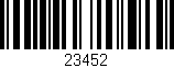 Código de barras (EAN, GTIN, SKU, ISBN): '23452'