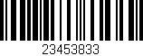 Código de barras (EAN, GTIN, SKU, ISBN): '23453833'