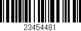 Código de barras (EAN, GTIN, SKU, ISBN): '23454481'