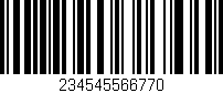 Código de barras (EAN, GTIN, SKU, ISBN): '234545566770'