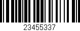Código de barras (EAN, GTIN, SKU, ISBN): '23455337'