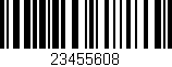 Código de barras (EAN, GTIN, SKU, ISBN): '23455608'