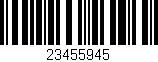 Código de barras (EAN, GTIN, SKU, ISBN): '23455945'