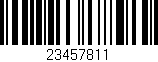 Código de barras (EAN, GTIN, SKU, ISBN): '23457811'