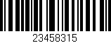 Código de barras (EAN, GTIN, SKU, ISBN): '23458315'
