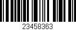 Código de barras (EAN, GTIN, SKU, ISBN): '23458363'