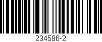 Código de barras (EAN, GTIN, SKU, ISBN): '234596-2'