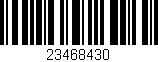 Código de barras (EAN, GTIN, SKU, ISBN): '23468430'