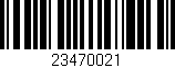 Código de barras (EAN, GTIN, SKU, ISBN): '23470021'