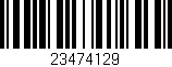 Código de barras (EAN, GTIN, SKU, ISBN): '23474129'