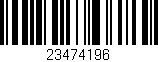 Código de barras (EAN, GTIN, SKU, ISBN): '23474196'