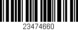 Código de barras (EAN, GTIN, SKU, ISBN): '23474660'