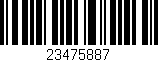 Código de barras (EAN, GTIN, SKU, ISBN): '23475887'